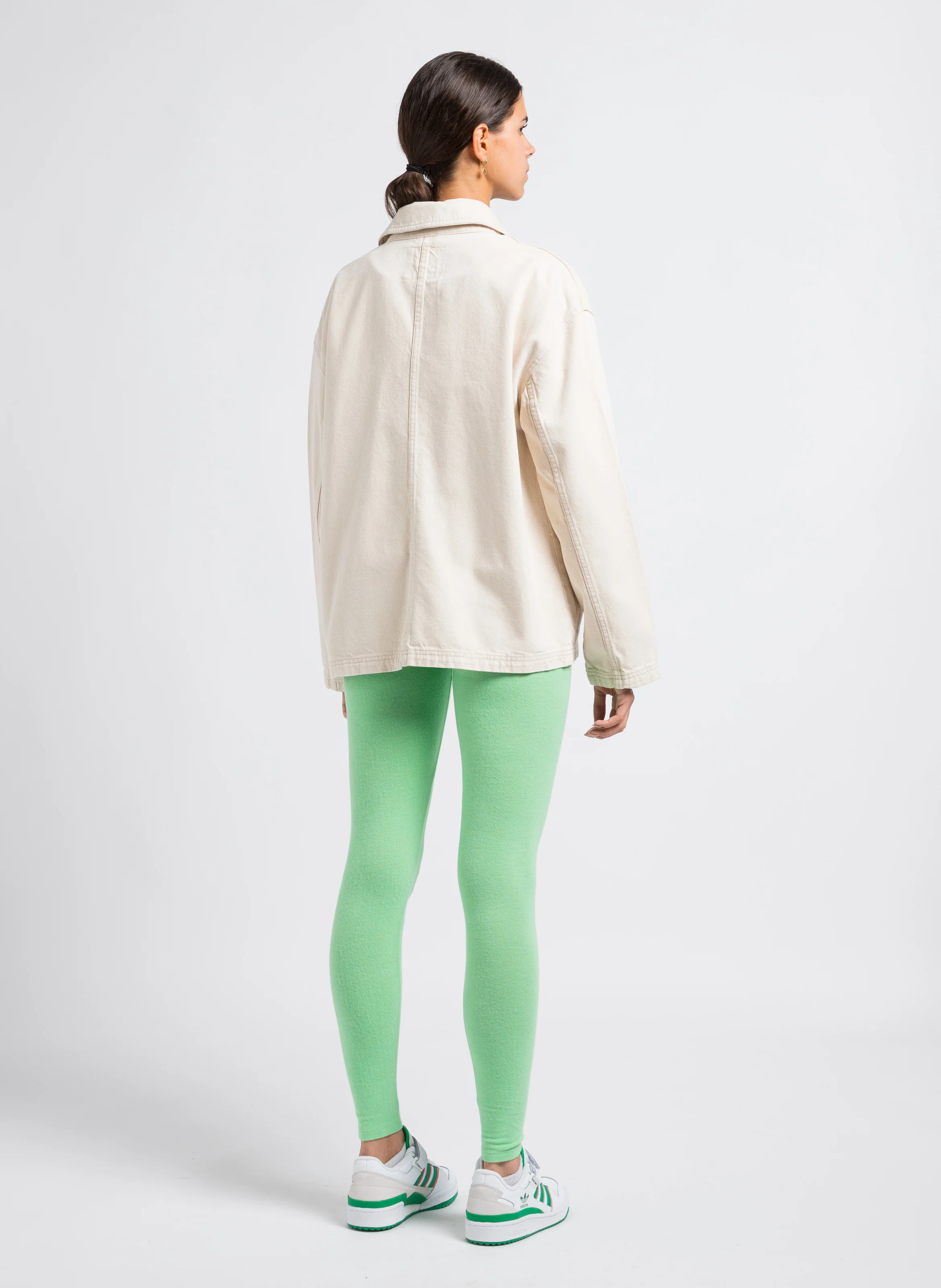 ITONAY - Sweat col bateau en coton bio et lin | Beige