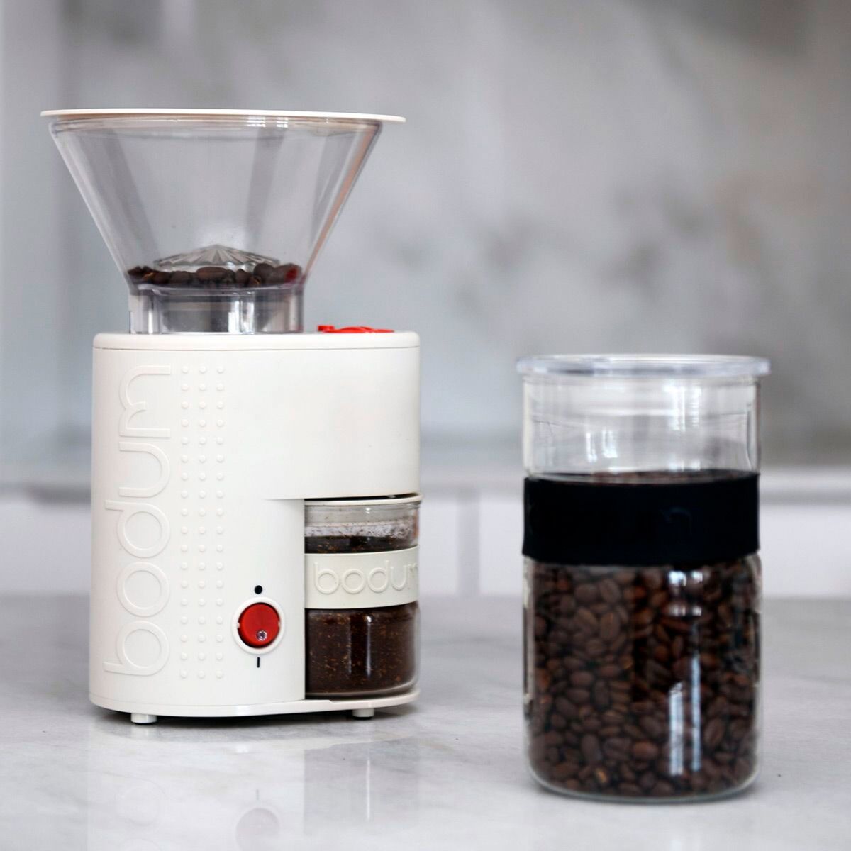 Bistro Hvit Elektrisk Kaffekvern