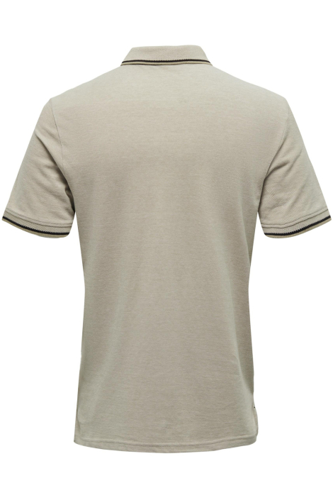 Only & Sons beige heren polo
