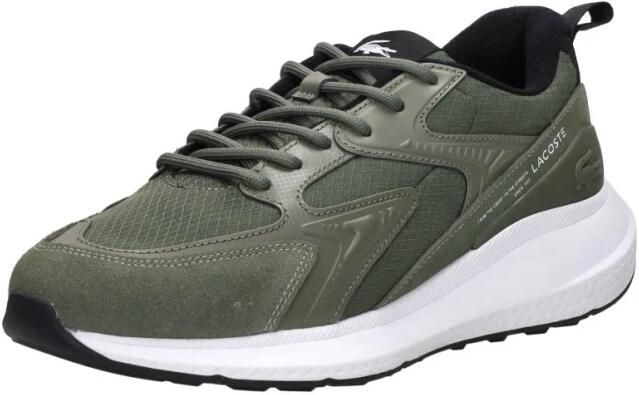 Lacoste L003 Evo Heren Sneakers Legergroen Wit