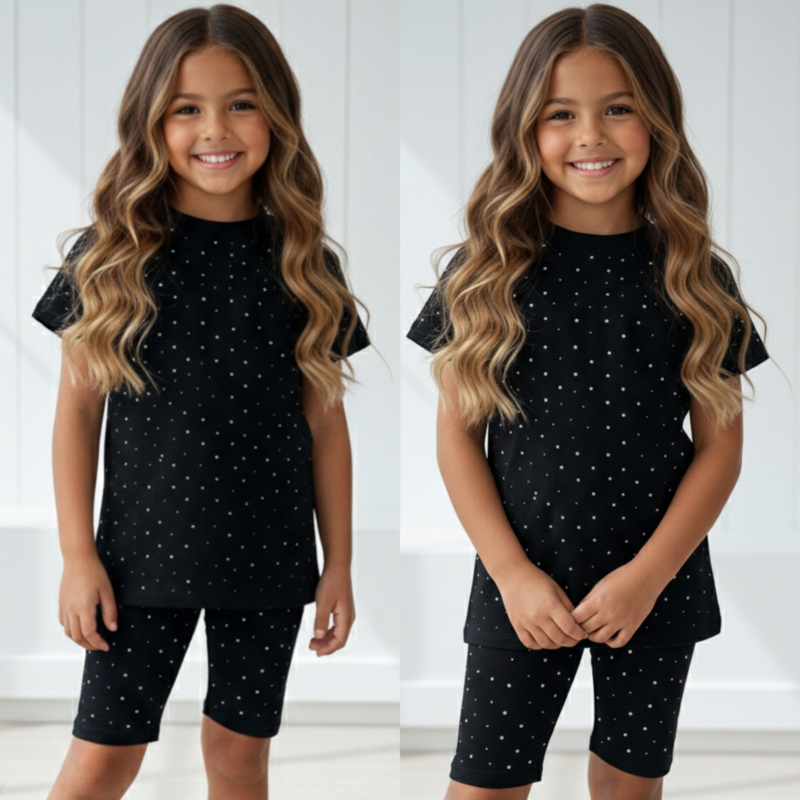 Sweet Shine Set - zwart