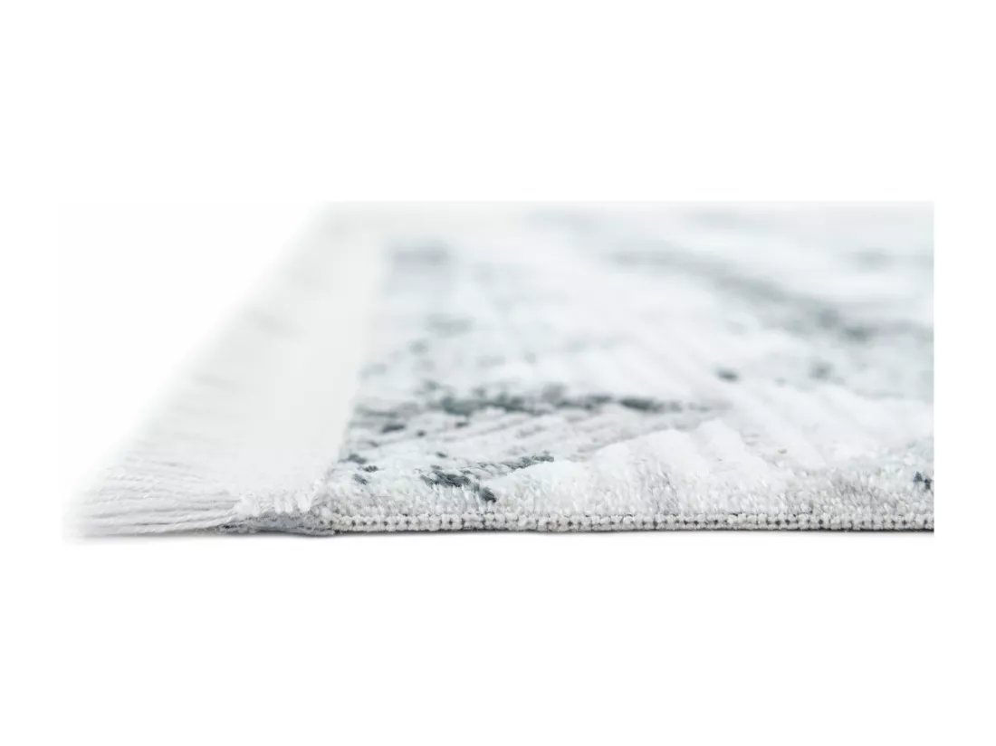 Tapis 160x160 gris Davos Grecian