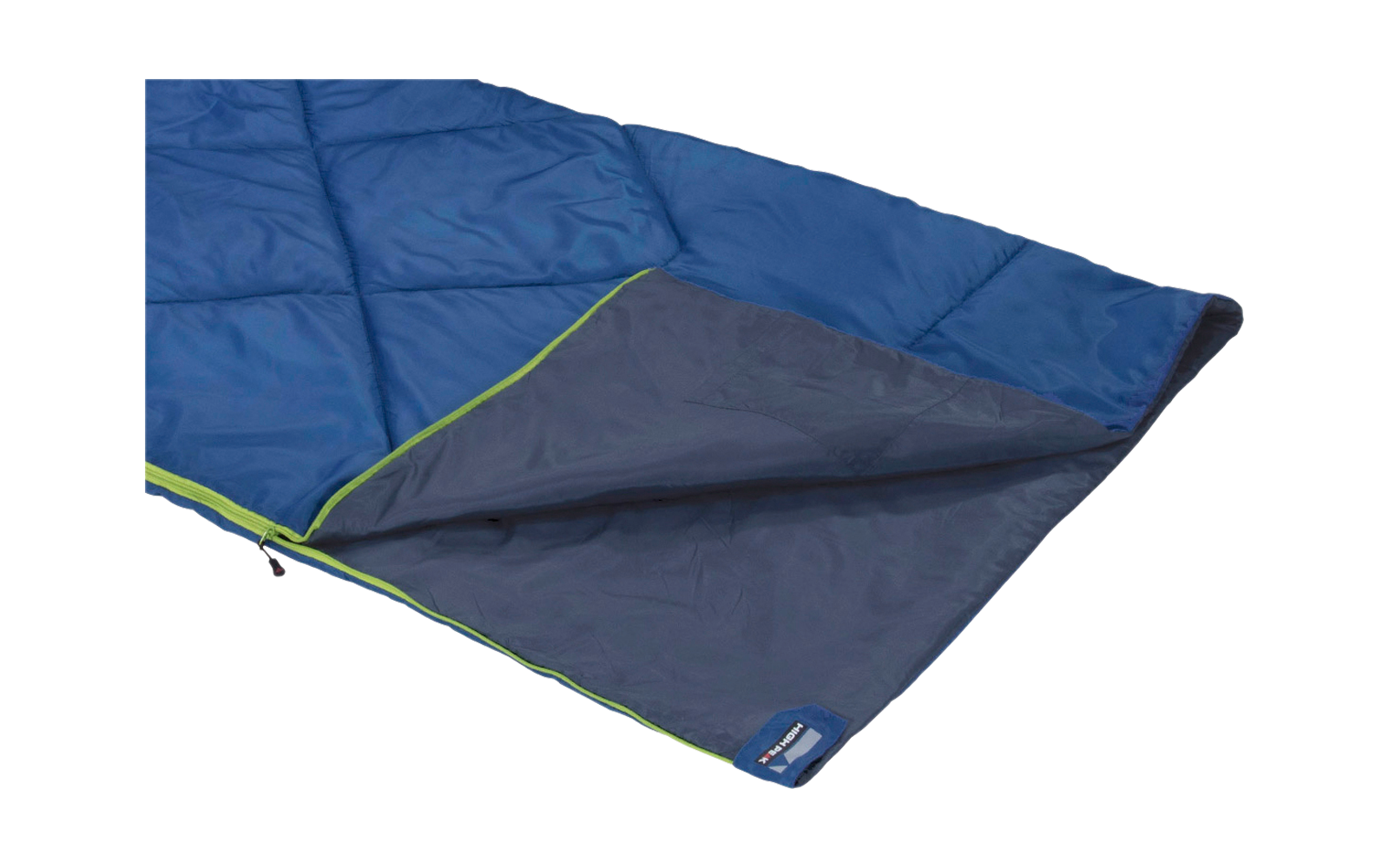 High Peak Patrol Deckenschlafsack 190 x 80 cm blau/dunkelblau
