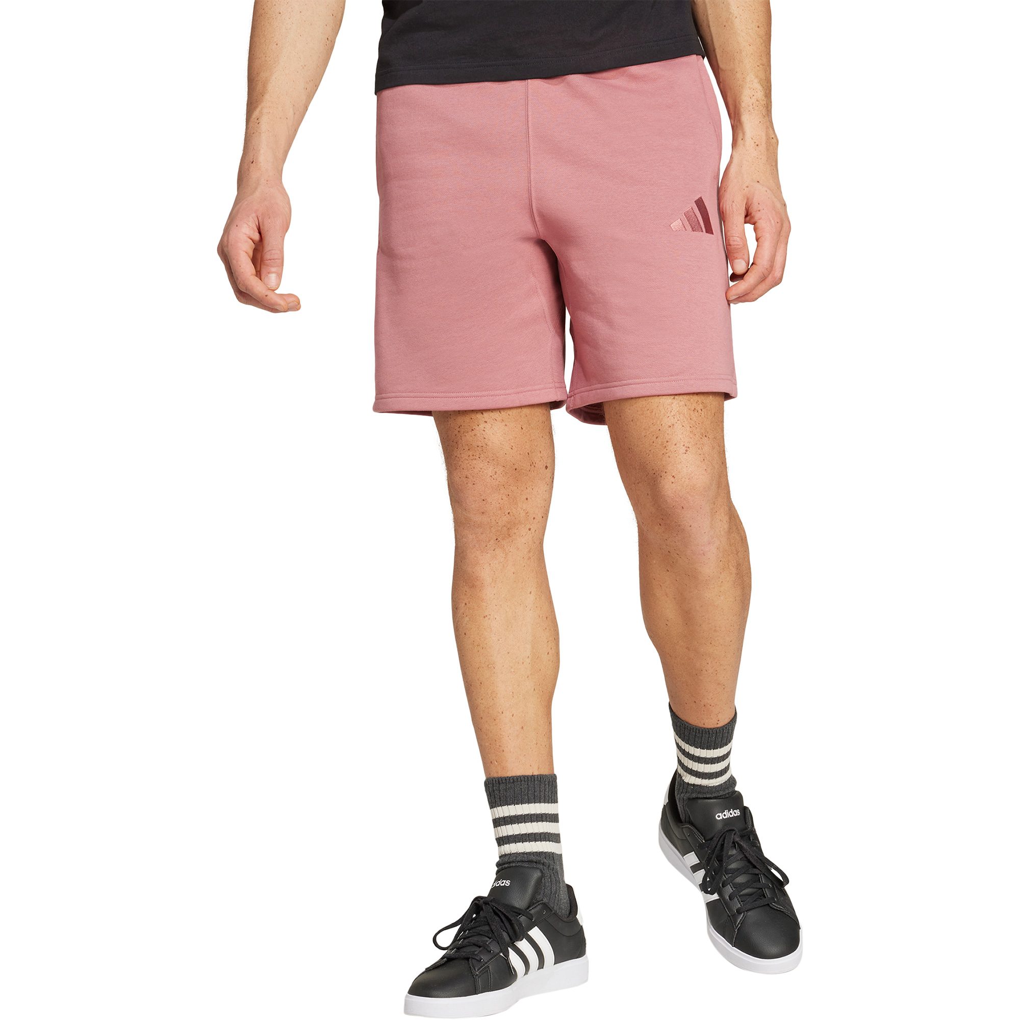 adidas All SZN Fleece Graphic Shorts Herren preloved crimson