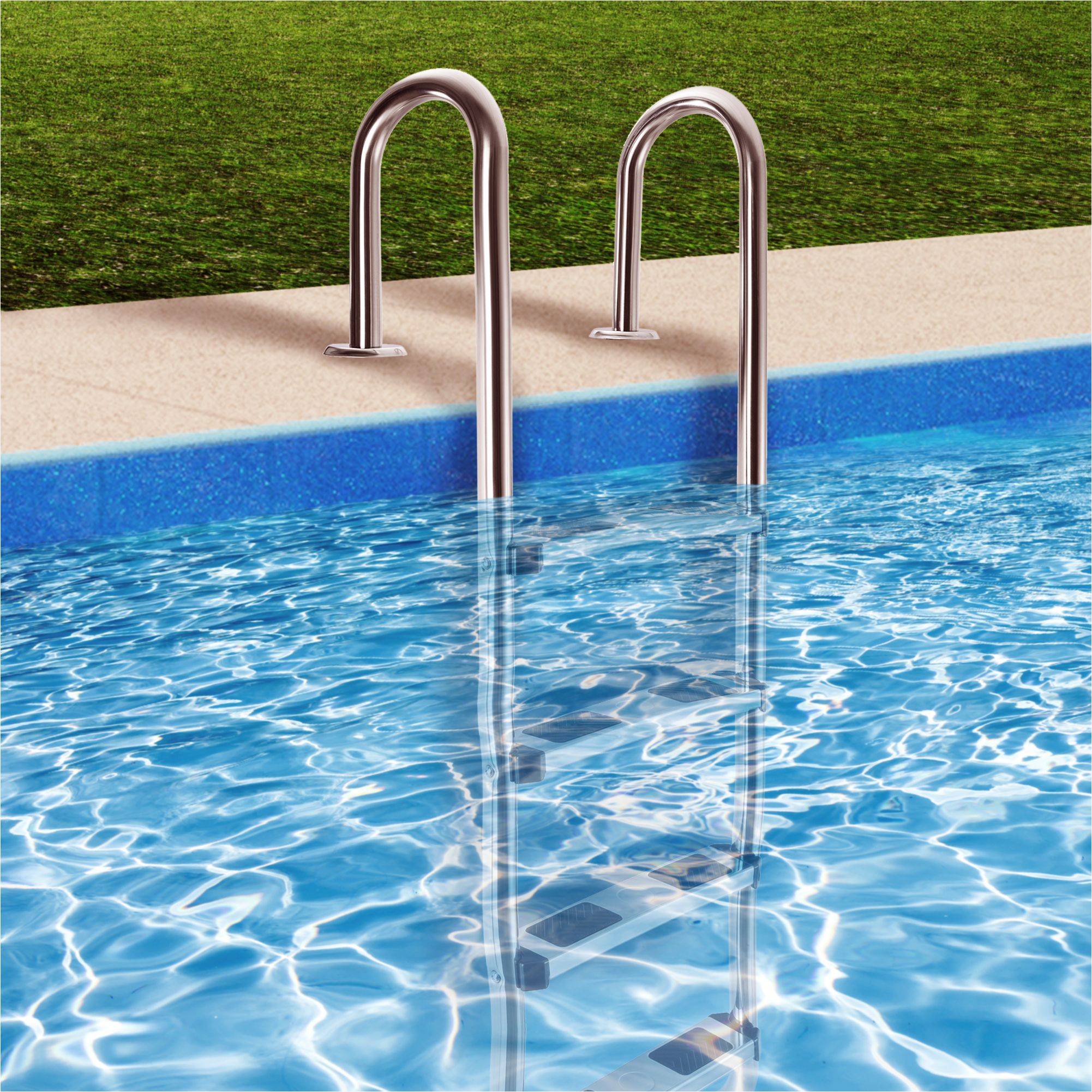 Poolleiter 4 Stufen