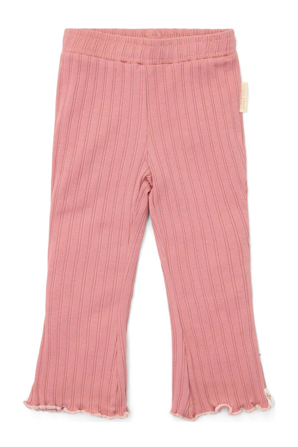 Little Dutch flared casual broek roze
