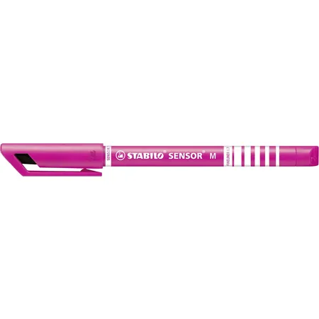 Fineliner mit gefederter Spitze - STABILO SENSOR M - medium - Einzelstift - pink