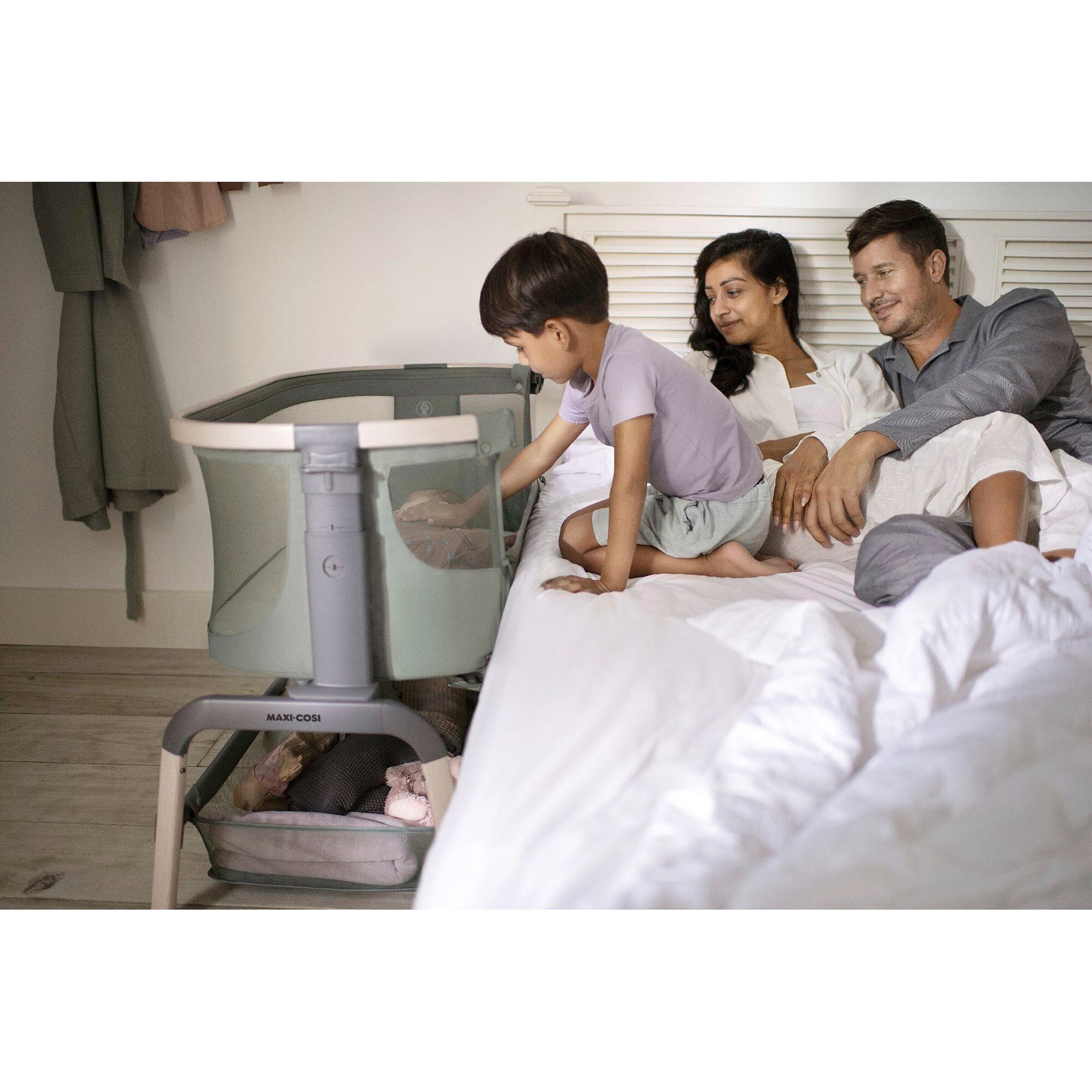 Maxi-Cosi Beistellbett Iora Air Beyond Green