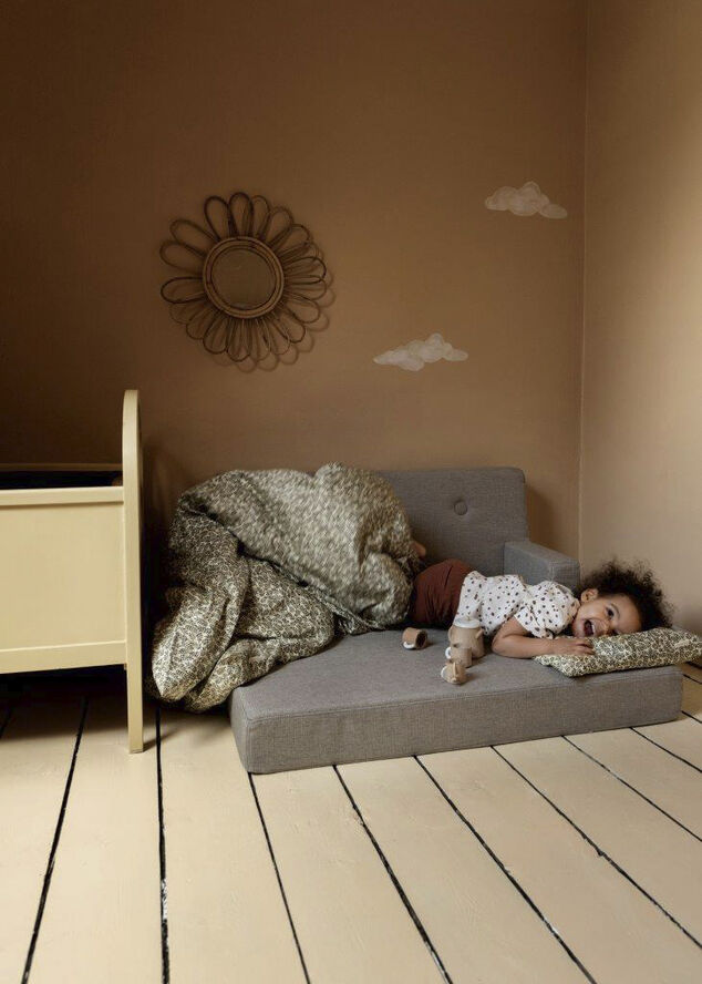 by KlipKlap KK Kids sofa Sand w. sand