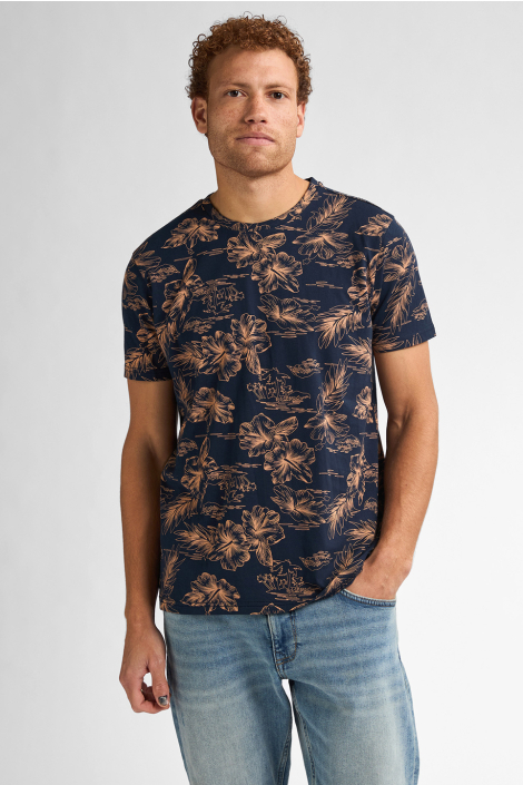 Petrol Industries blauwe heren t-shirt