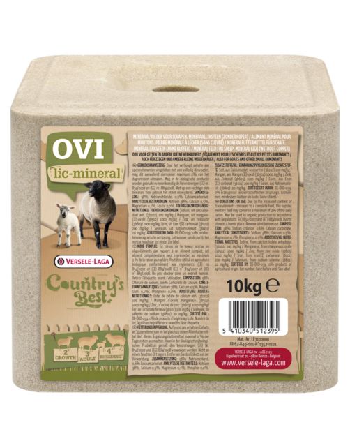Versele-Laga Country`s Best Mineraalliksteen - Voedingssupplement - 10 kg