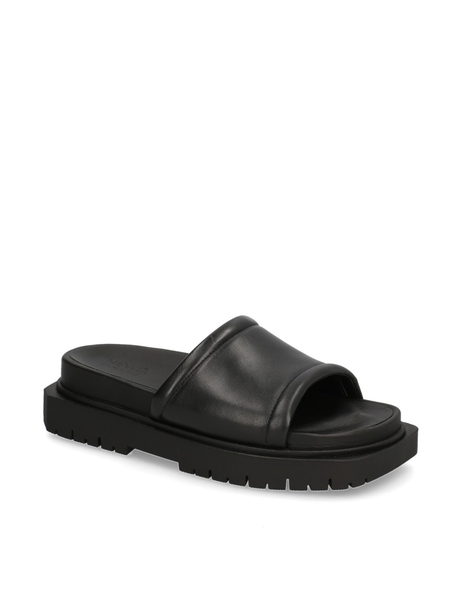 Glattleder Pantoffel