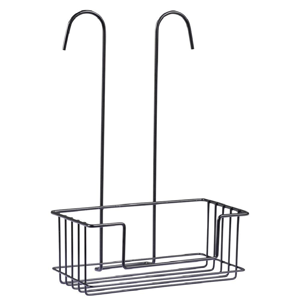 Serviteur de douche mitigeur métal noir