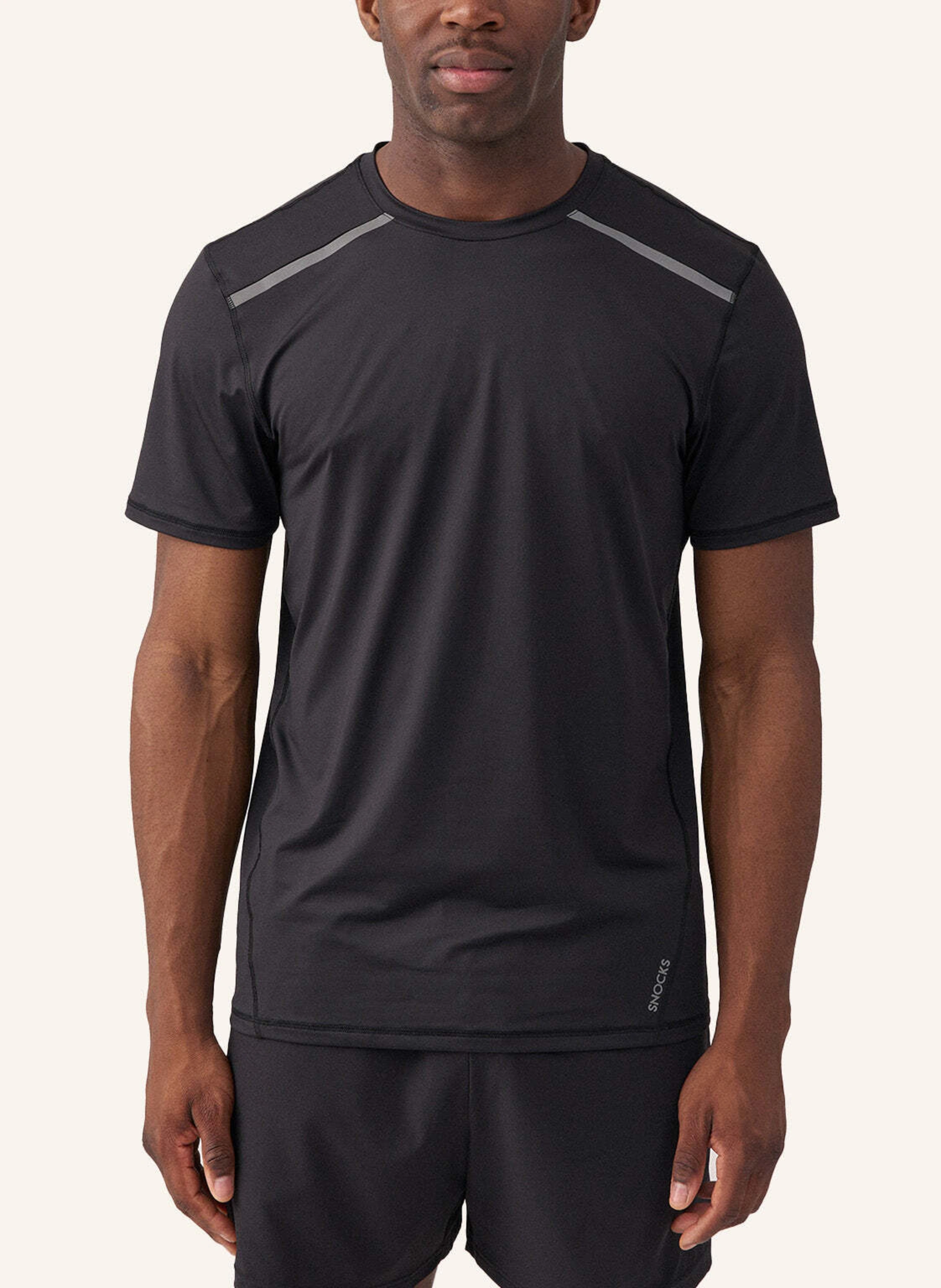 SNOCKS Trainingsshirt mit Reflexstreifen