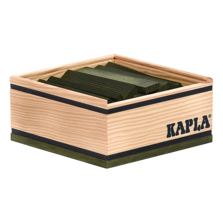 Kapla Coffret Carré - 40 planchettes | Vert