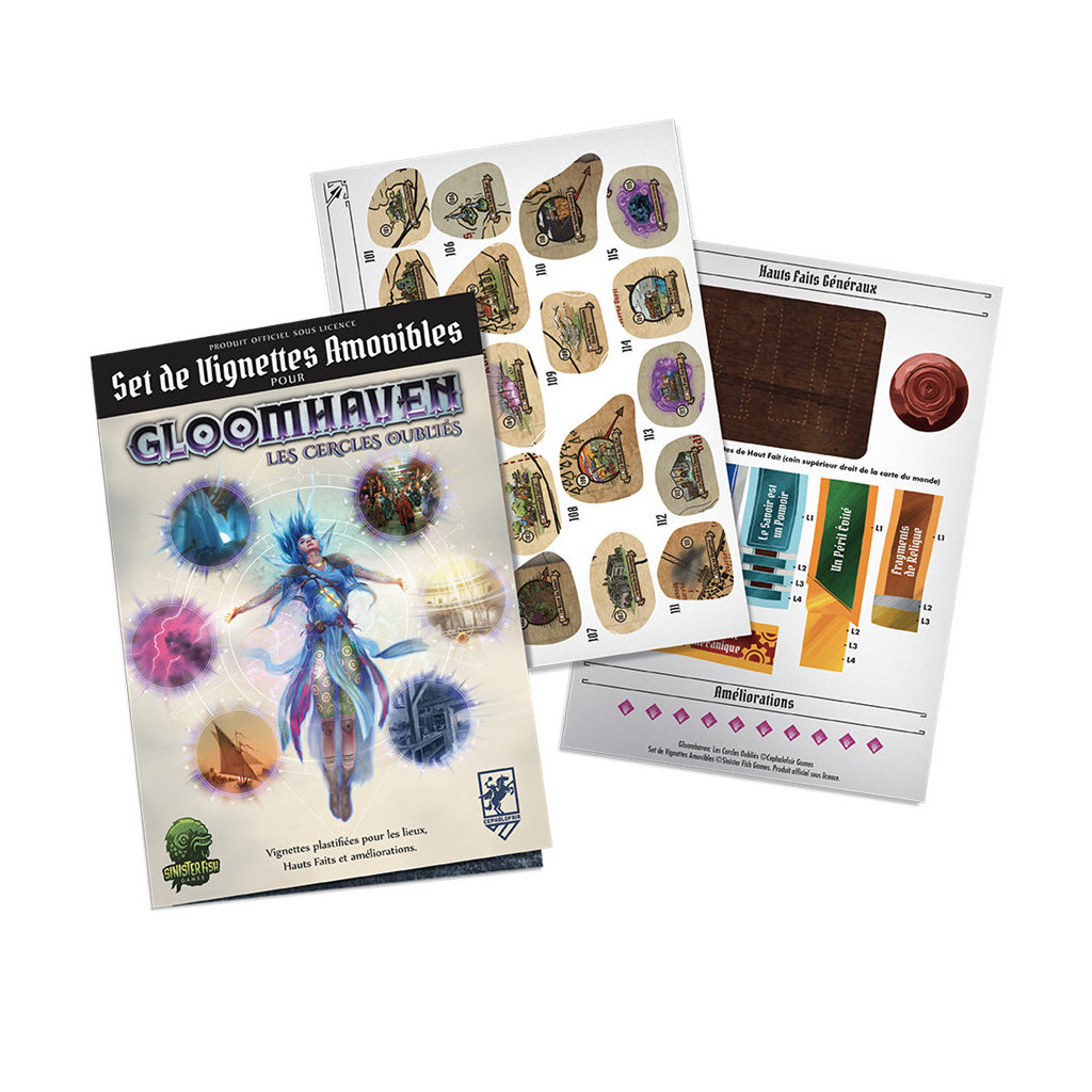 Gloomhaven - Les Cercles Oubliés : Set de Vignettes Amovibles