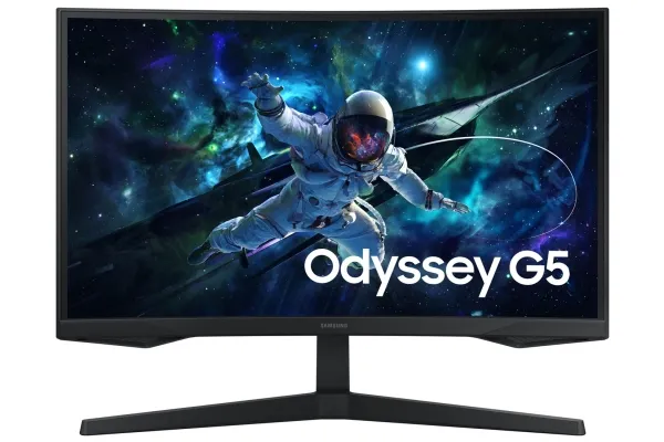Samsung Odyssey G5 S27CG554EU - G55C Series - LED-skærm - gaming - kurvet - 27