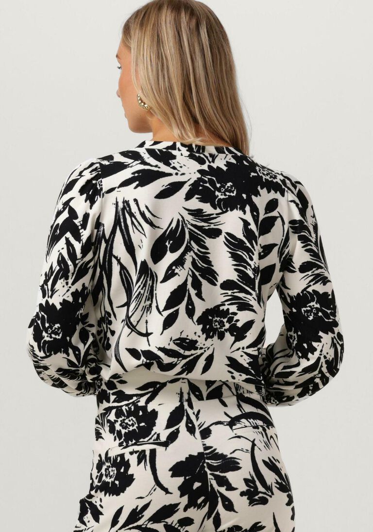 JANSEN AMSTERDAM gebroken wit jansen amsterdam  hvf198 top flower print