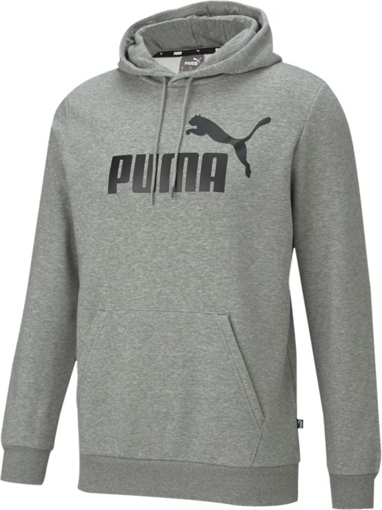 PumaESS Big Logo Hoodie FL - grau