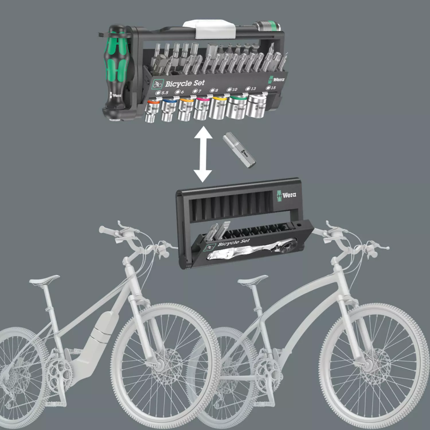 Wera 5004172001 39-delige Bicycle Set 3 Gereedschapset - 1/4''
