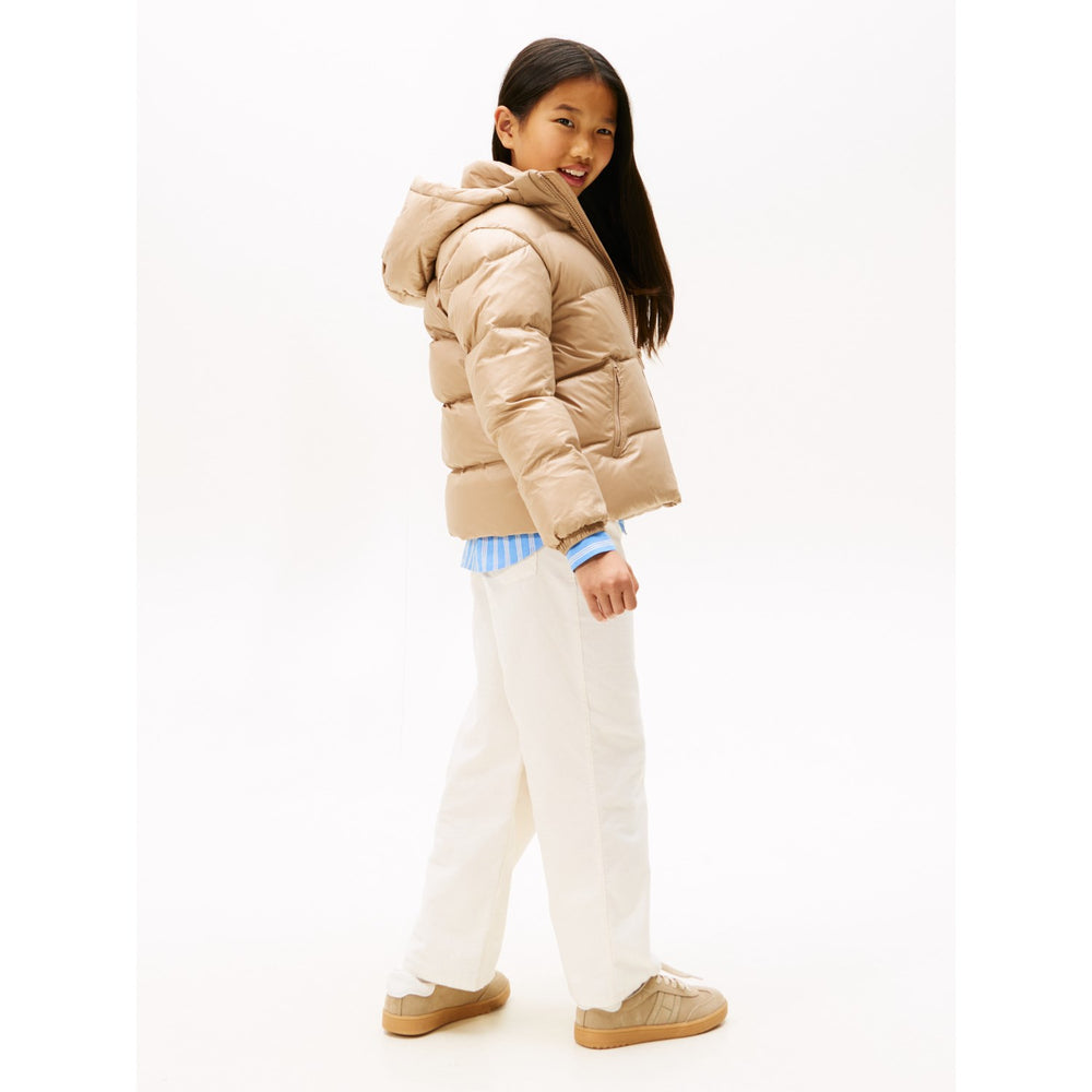 Køb Tommy Hilfiger Malted Milk Essential Down Jakke