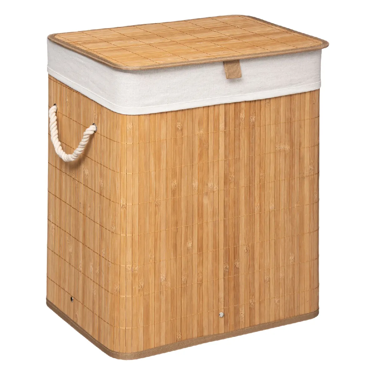 Five Simply Smart Panier à linge Bamboo Marron