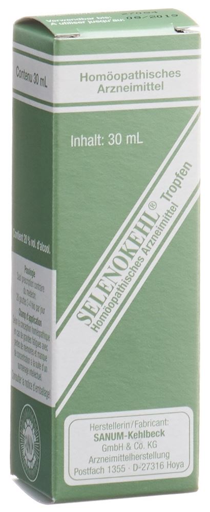 SELENOKEHL Tropfen Fl 30 ml<br>30 ml, Flasche, Tropfen zum Einnehmen, Flüssigkeit