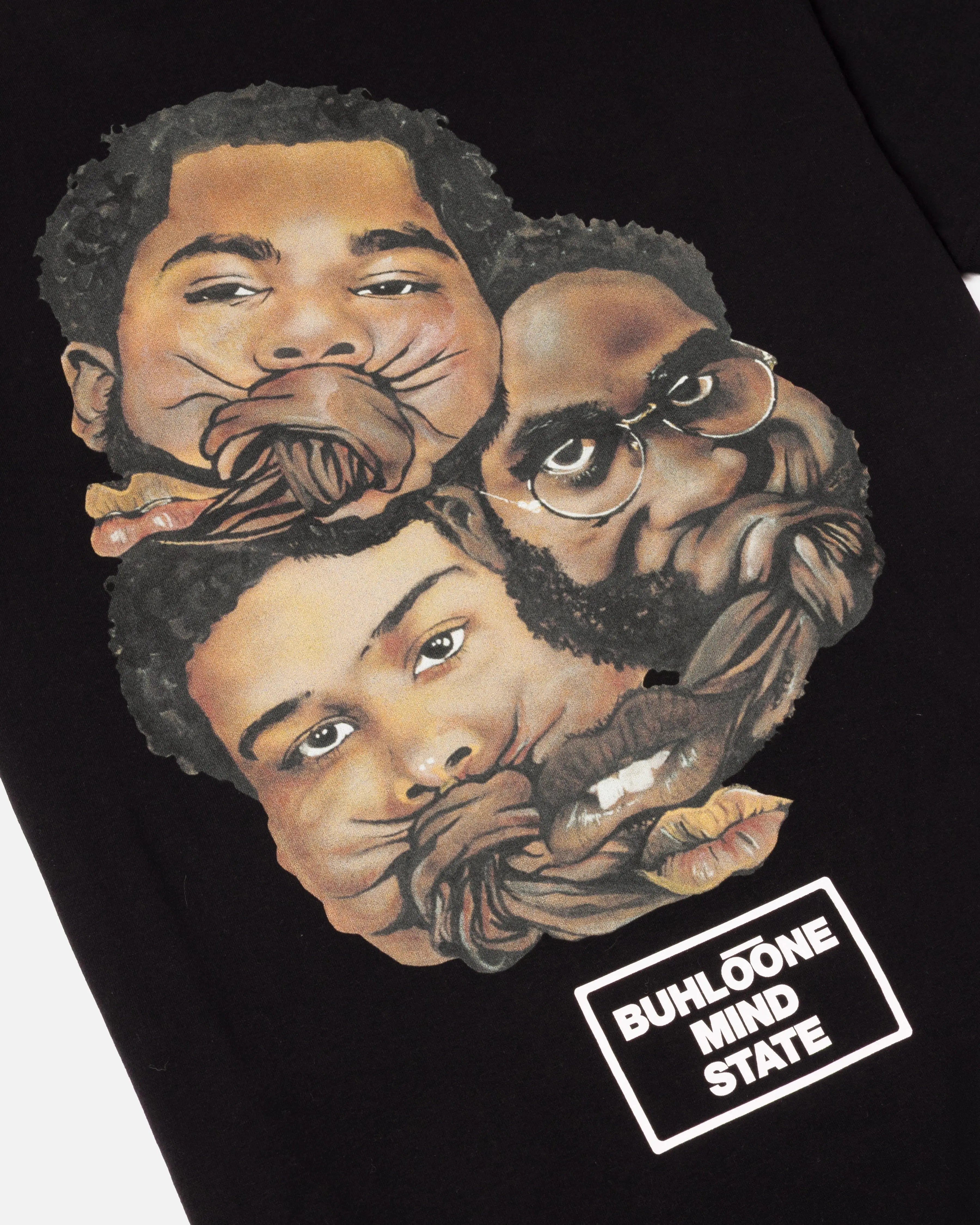 Patta x De La Soul Buhloone State Of Mind T-Shirt (Black)