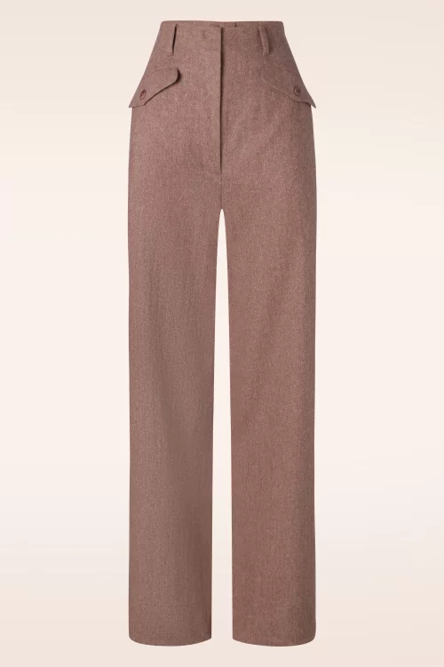 Emmy Design The Katharine Stardust pantalon in dusty rose