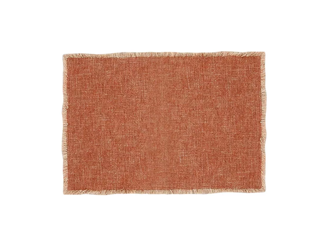Ogo Living - Set De Table Origin 38x54cm En Tissu Paprika