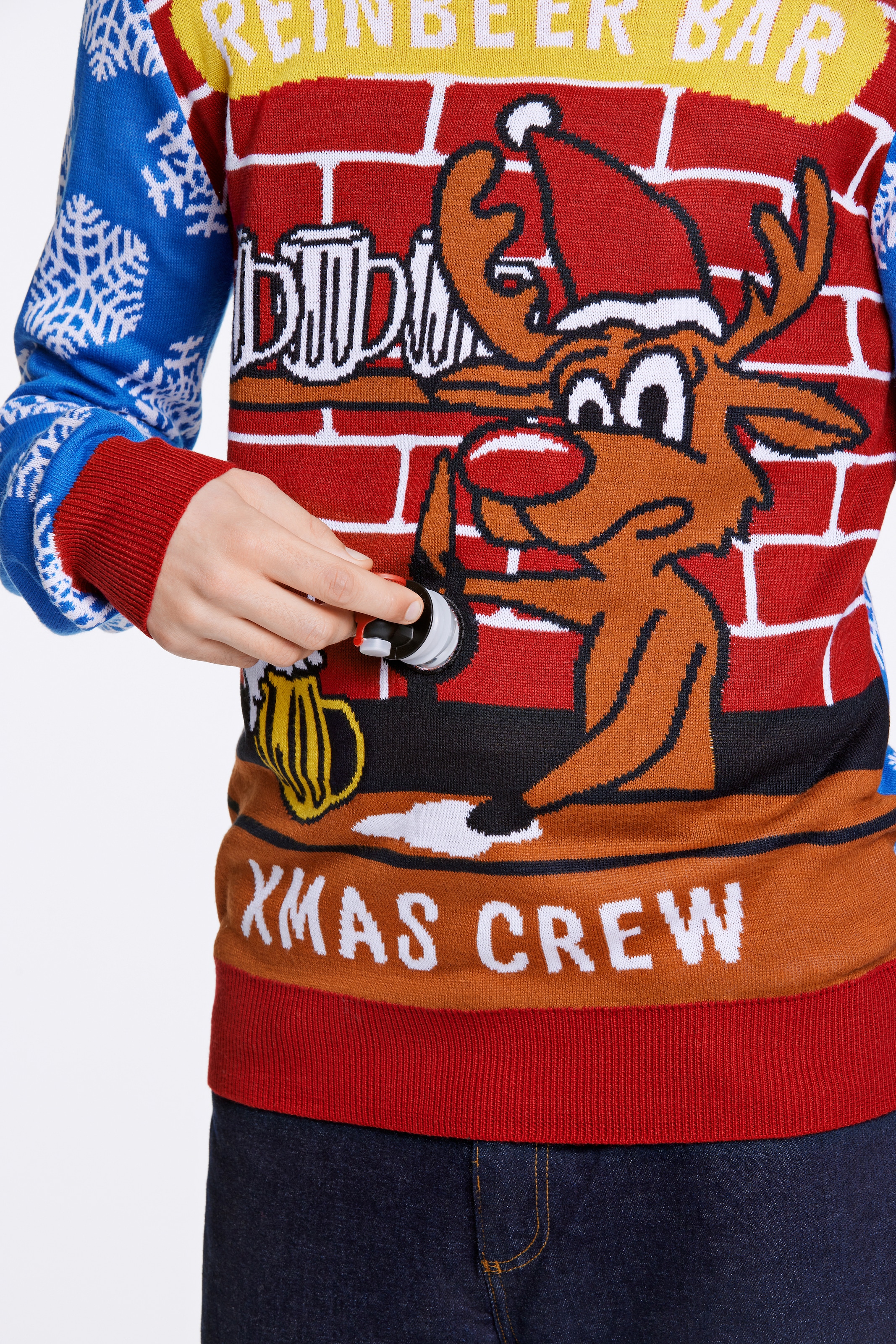 LINDBERGH Strickpullover , mit Weihnachts-Motiv