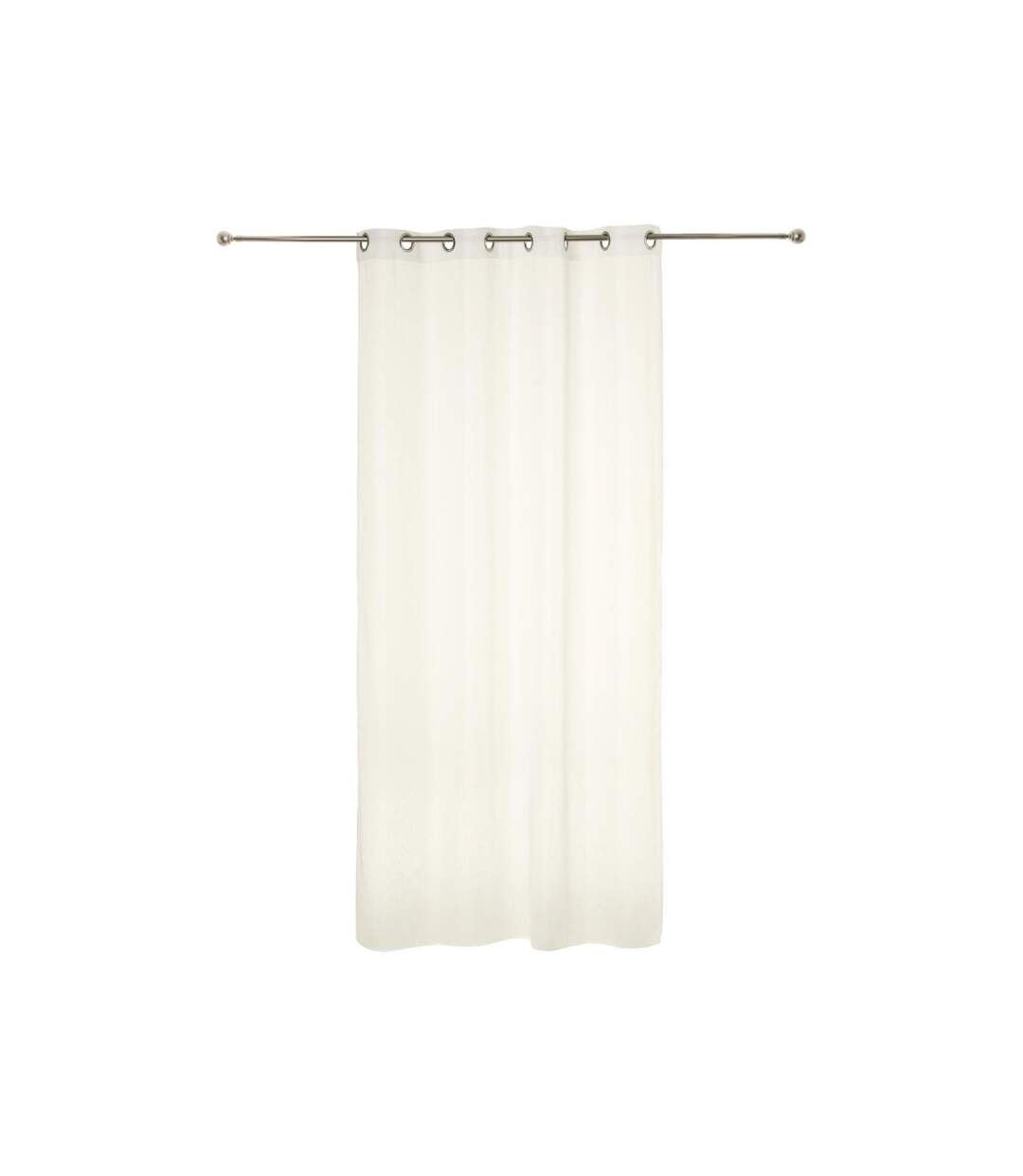 Rideau Voilage Rayure 140x240cm Ivoire