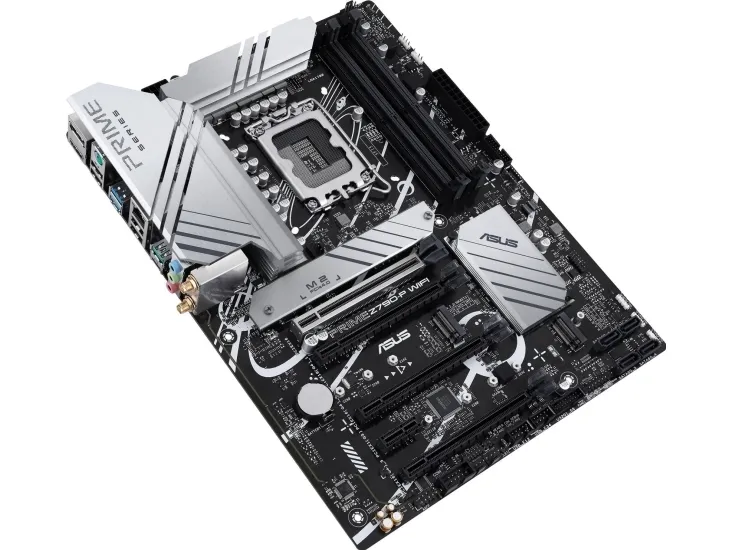ASUS Prime Z790-P WIFI - Bundkort - ATX - LGA1700 sokkel - Z790 Chipset - USB-C 3.2 Gen 2x2, USB 3.2 Gen 1, USB 3.2 Gen 2, USB-C Gen2 - 2.5 Gigabit LAN, Wi-Fi 6, Bluetooth - onboard grafik (CPU påkrævet) - HD Audio (8-kanaler)