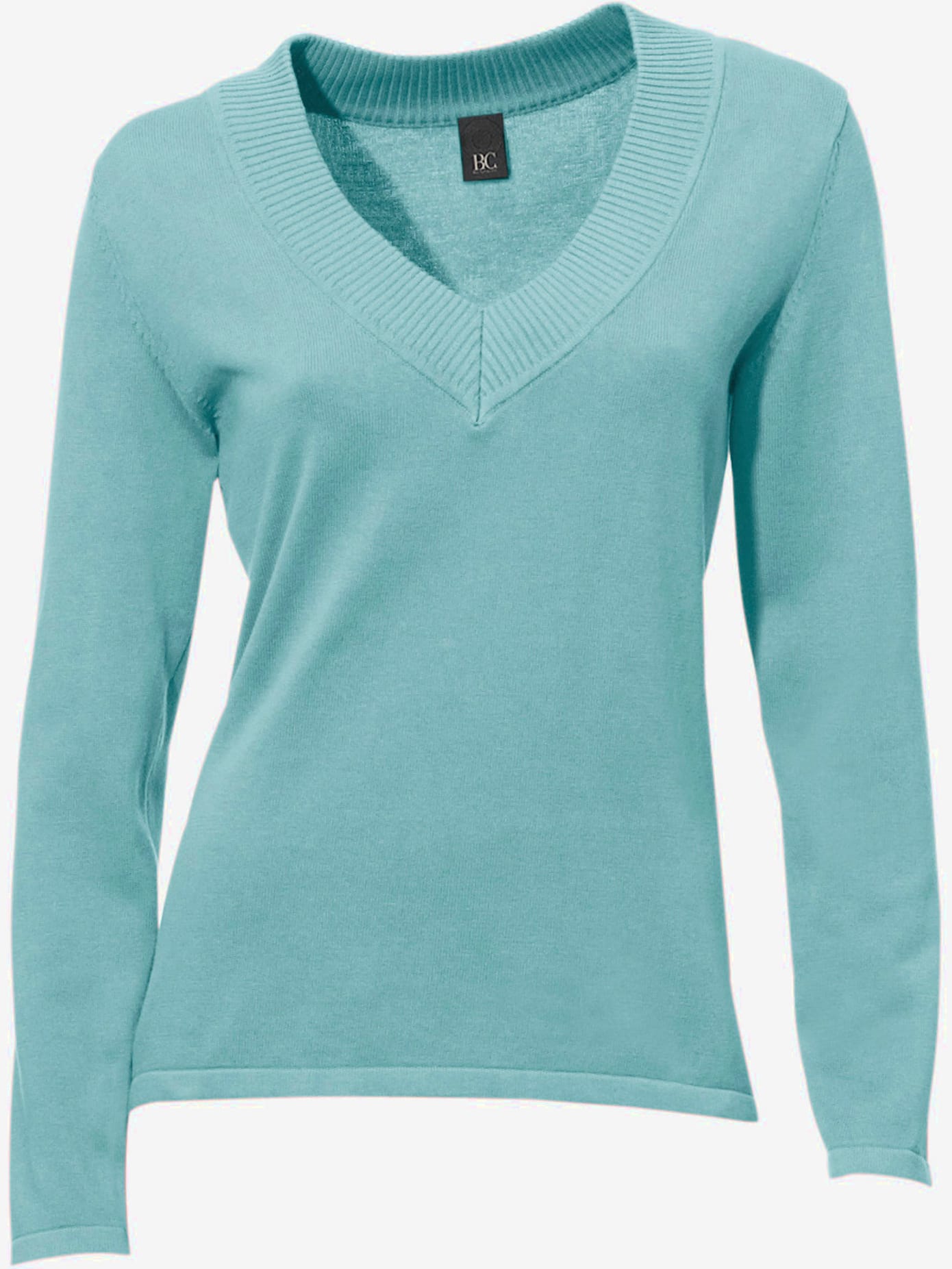 Joli pull basique à encolure en v