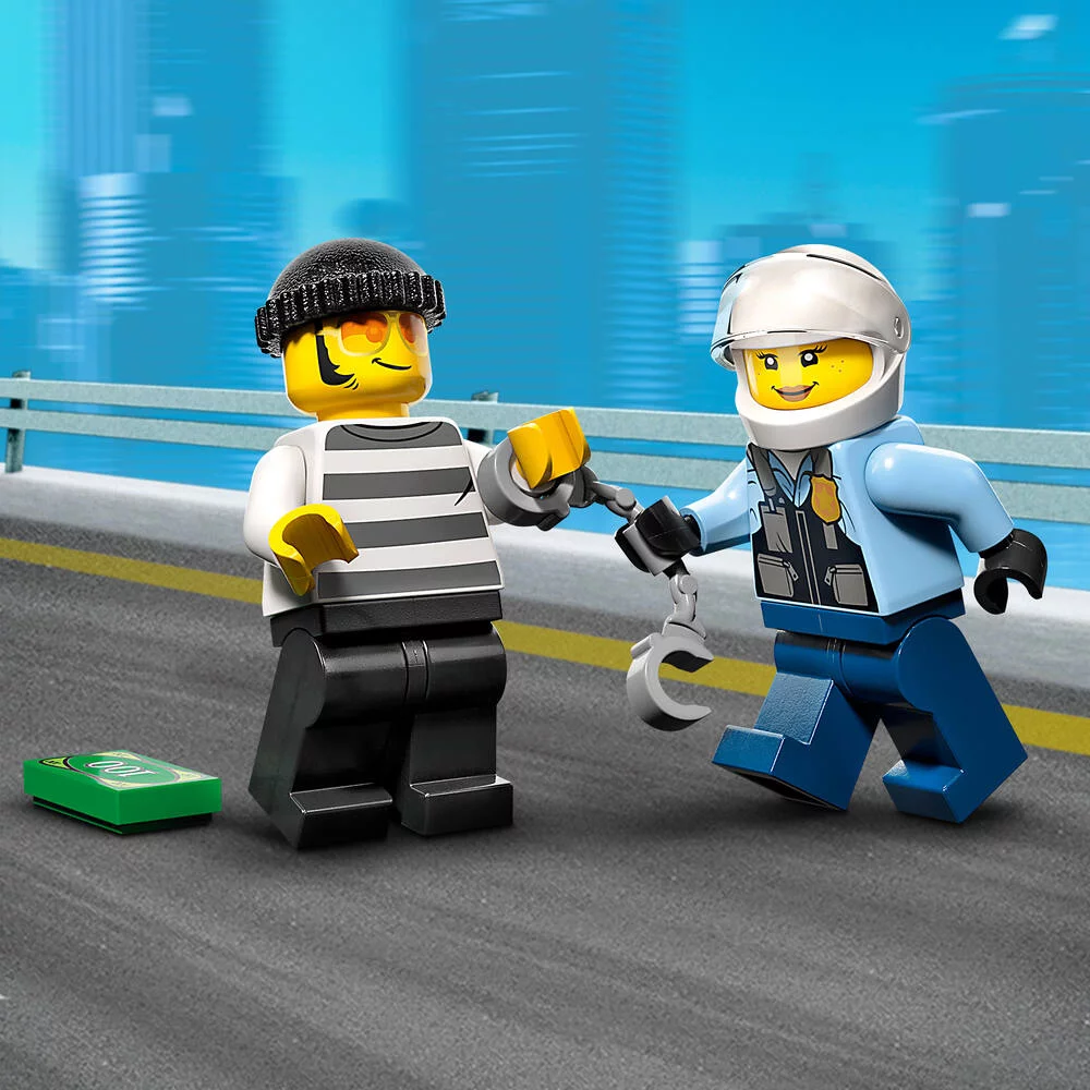 LEGO®CITY 60392 - LA COURSE-POURSUITE DE LA MOTO DE POLICE
