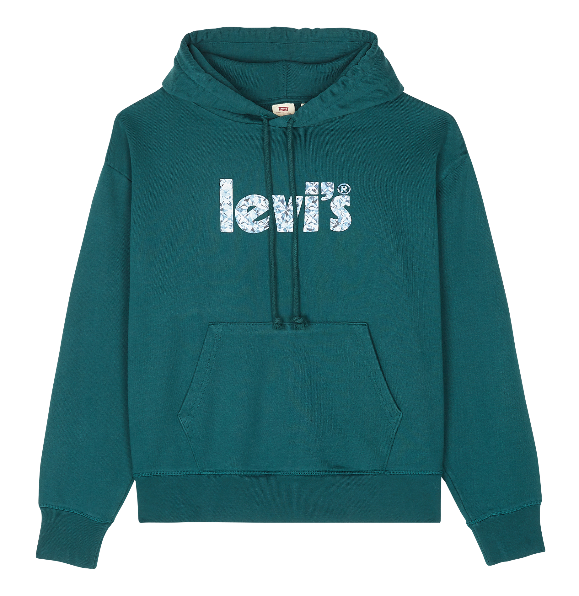 PL GRAPHIC STNDRD HOODIE - Sweat à capuche sérigraphié en coton mélangé| Vert