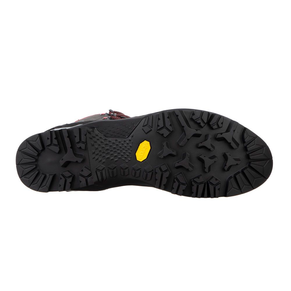 Salewa MS MTN TRAINER MID GTX - Chaussures randonné Homme charcoal/papavero