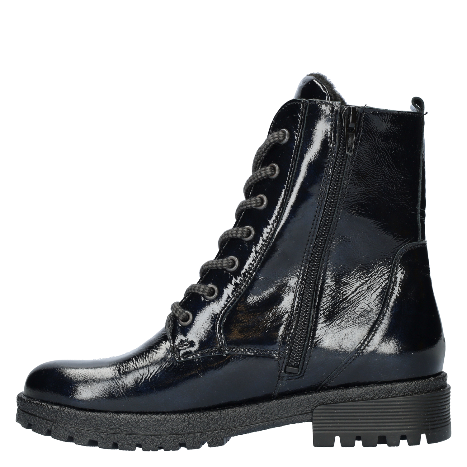 Bonny dames veterboot Waldläufer Blauw
