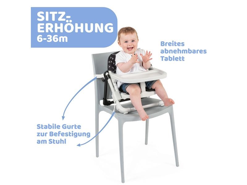 Chicco Sitzerhöhung Chairy Sweet Dog Hochstuhl höhenverstellbar für optimale Nutzung
