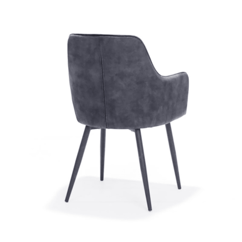 Armstoel Chess velvet Antraciet