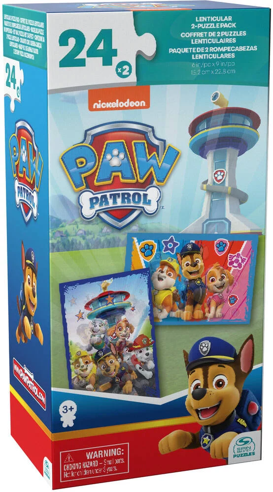 PAT'PATROUILLE - 2 PUZZLES LENTICULAIRES