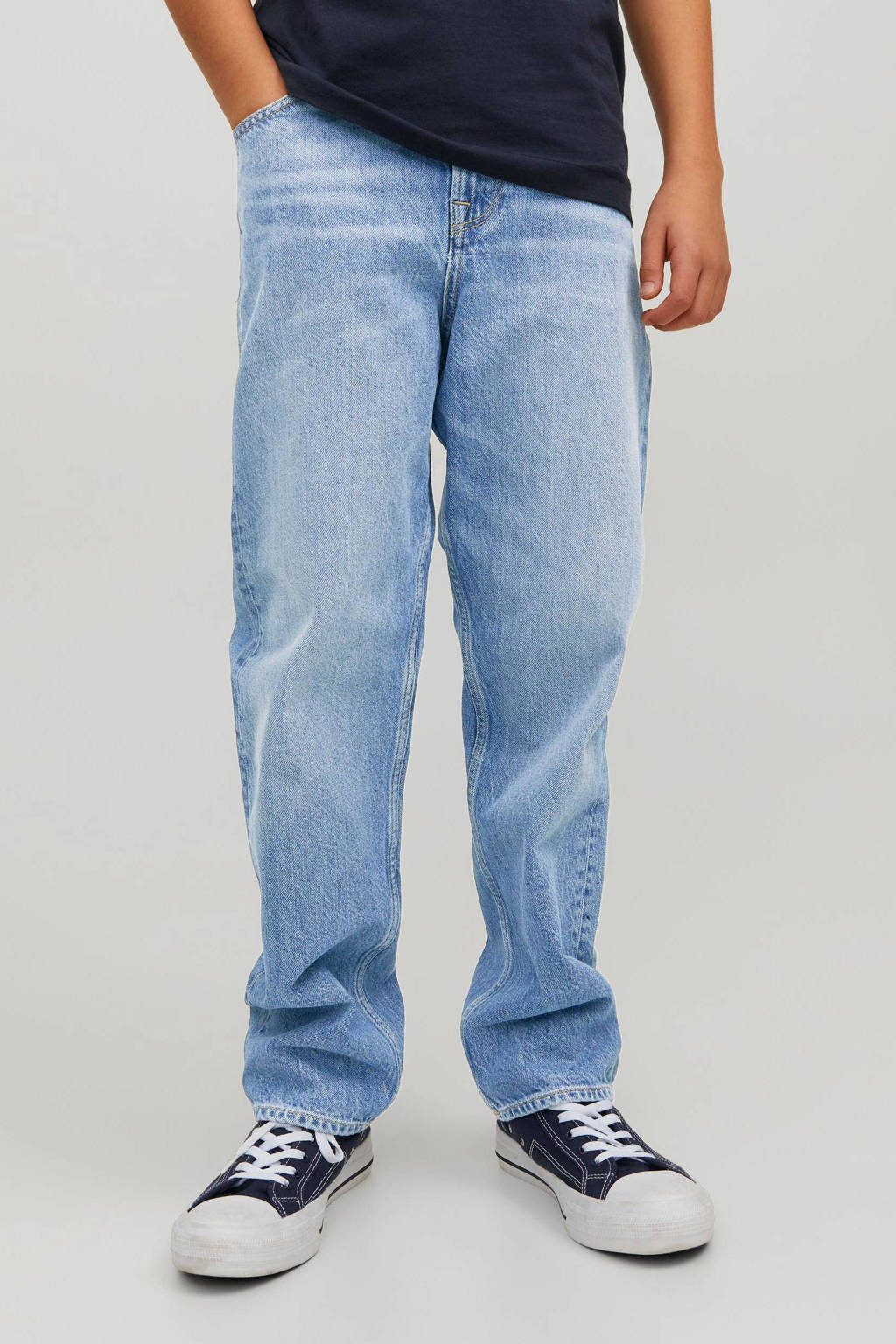 JACK & JONES loose fit jeans JJICHRIS JJORIGINAL blue denim