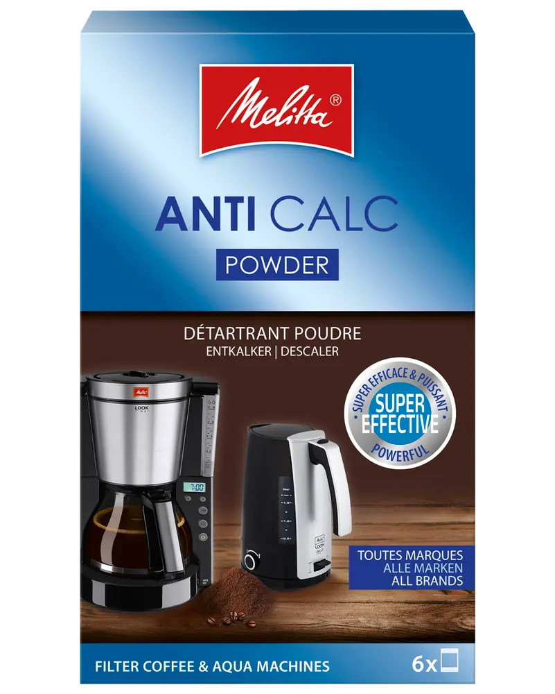 Melitta afkalkerpulver 6 x 20 g