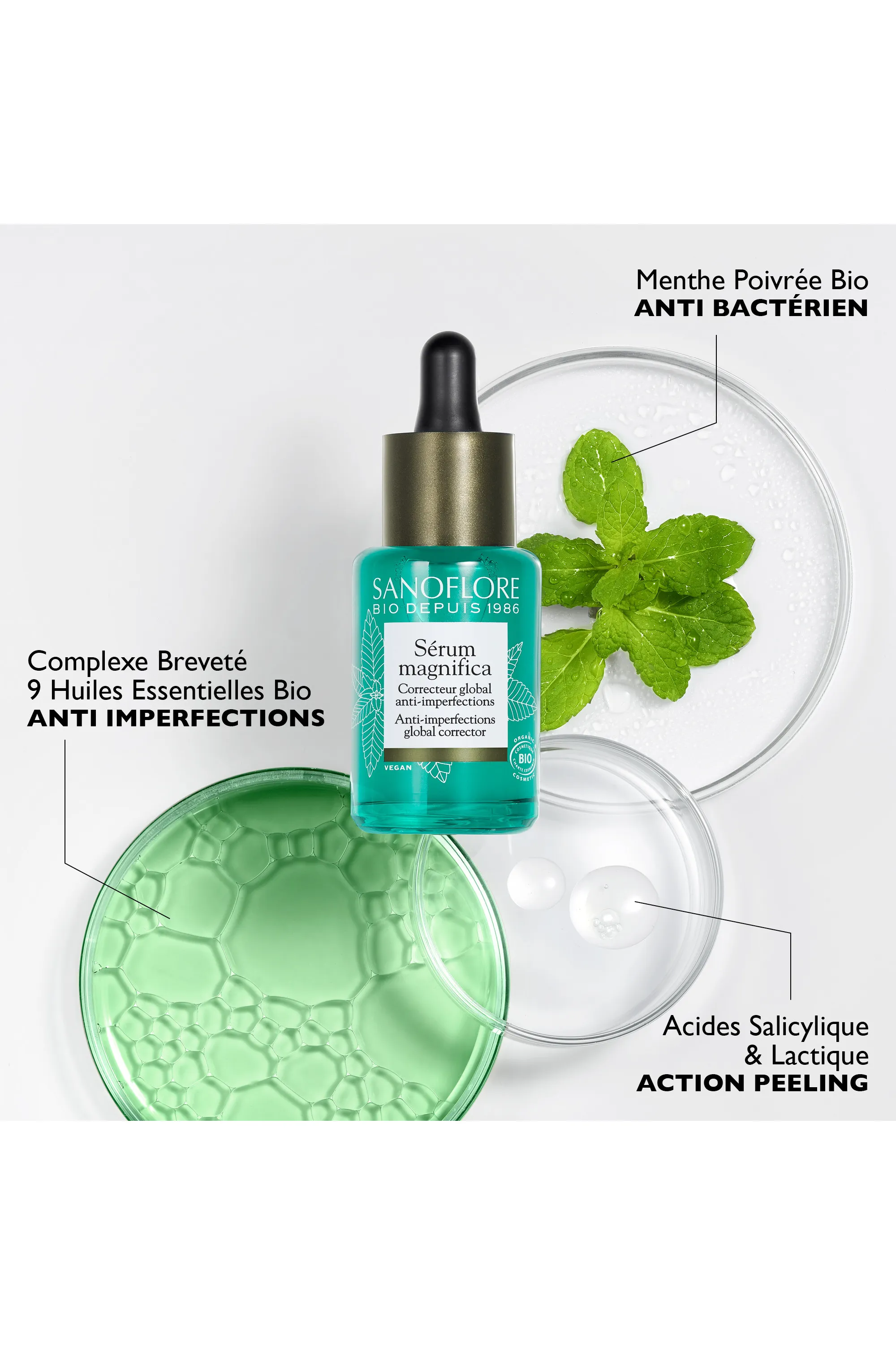 Sanoflore Sérum anti-imperfections bio Magnifica-30 ml