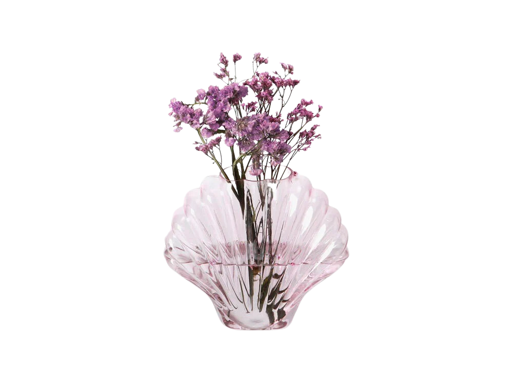 Doiy  Seashell vase - Pink
