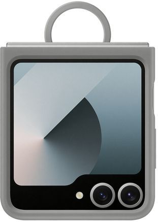 Samsung - Galaxy Z Flip 7 FE / 6 - Hoesje - Grijs - Siliconen