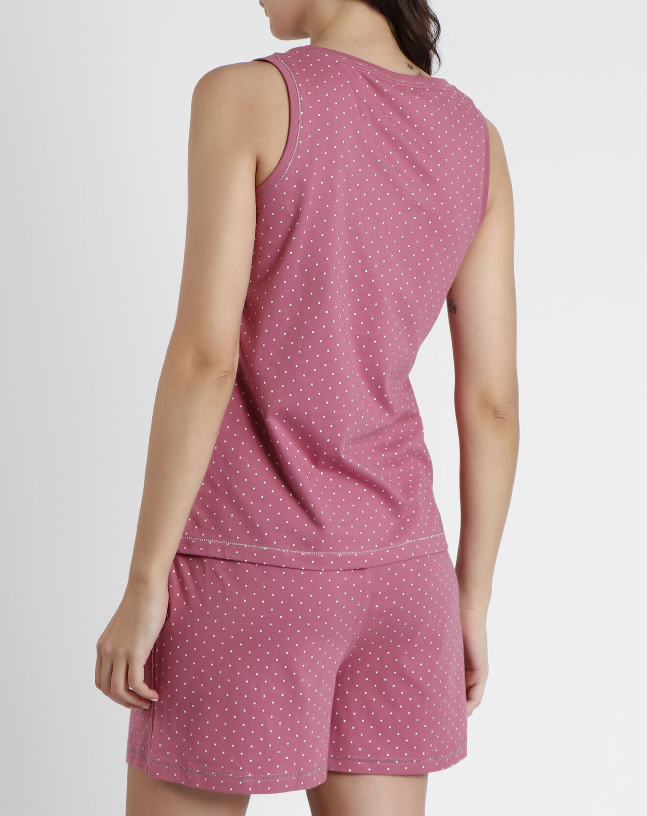 28 Pyjama Débardeur & Short Hestia rose