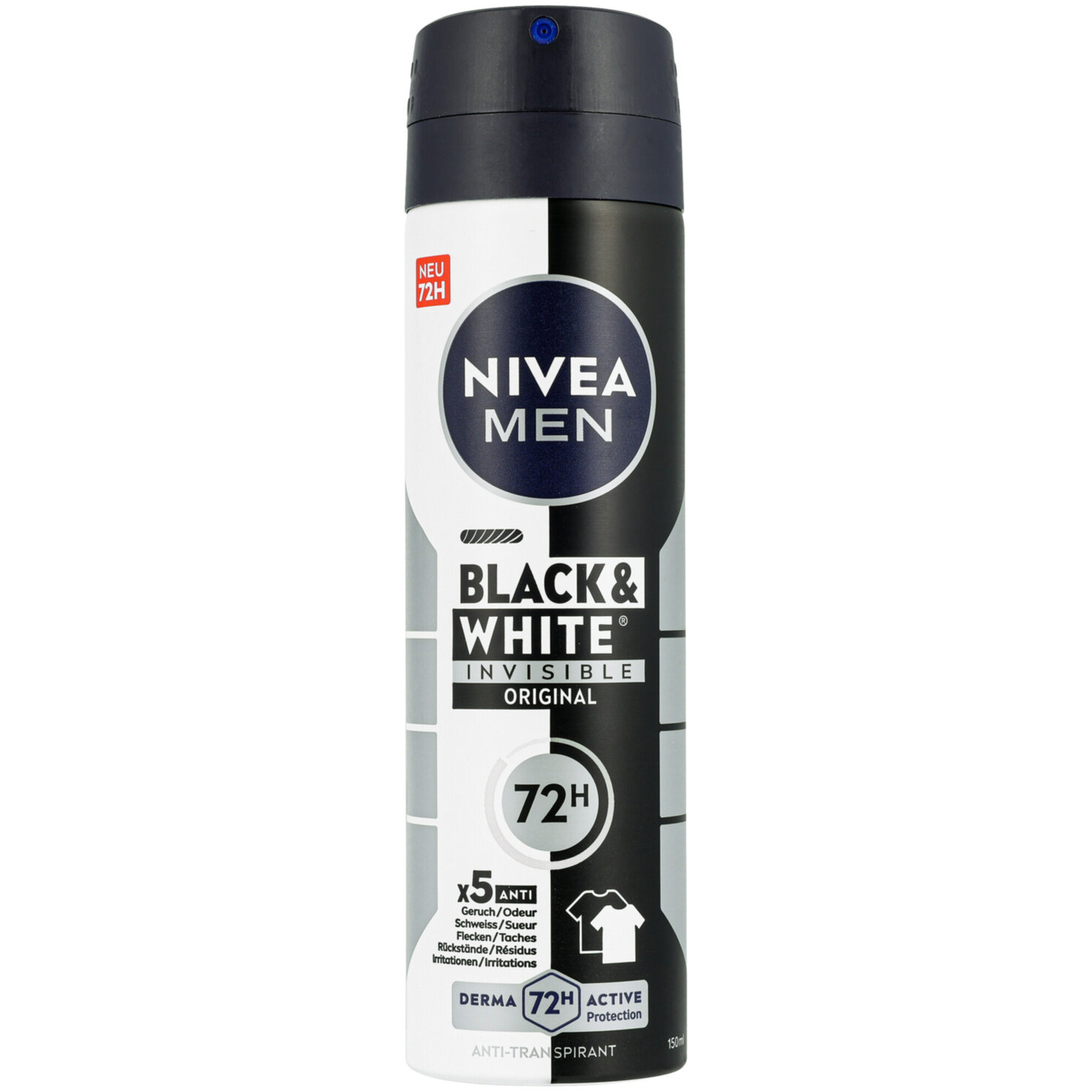 Nivea Deo Black & White Invisible Original Spray Male