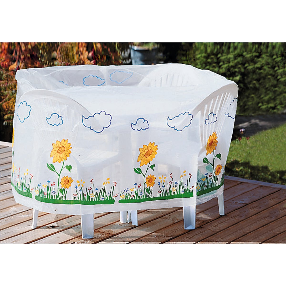 viva domo - Abdeckhaube für Tisch und Stühle Sonnenblume
