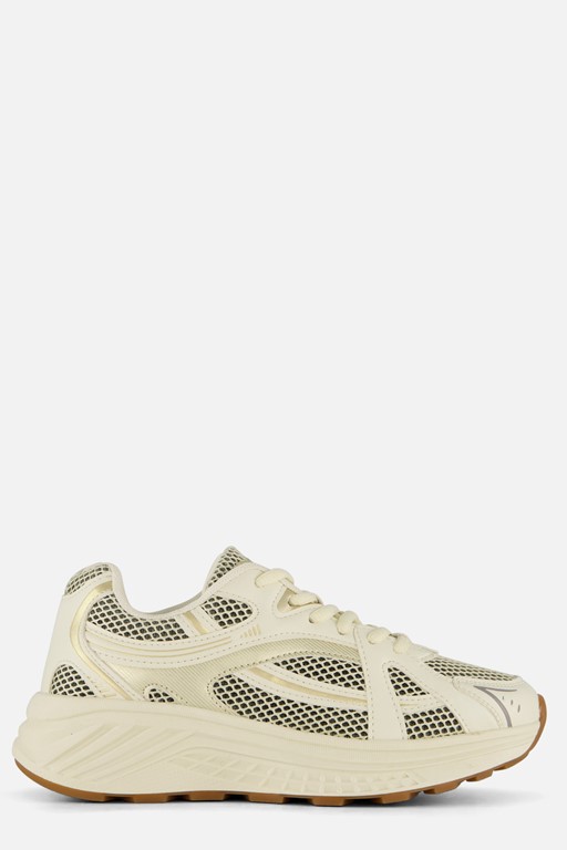 Ann Rocks Sneakers beige Textiel